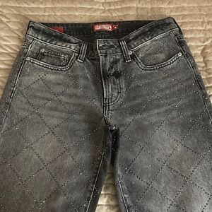 Rhinestone Lucky brand “the baggy” size 4/27
